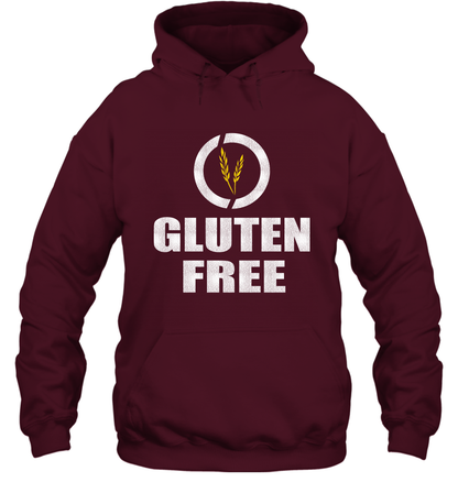 Gluten Free Shirt Hoodie Hoodie Maroon