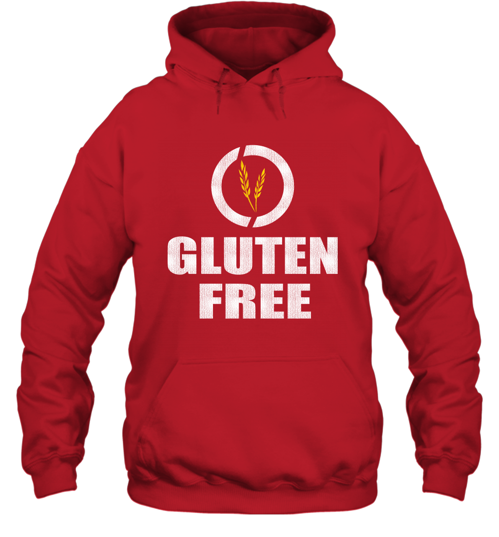 Gluten Free Shirt Hoodie Hoodie Red
