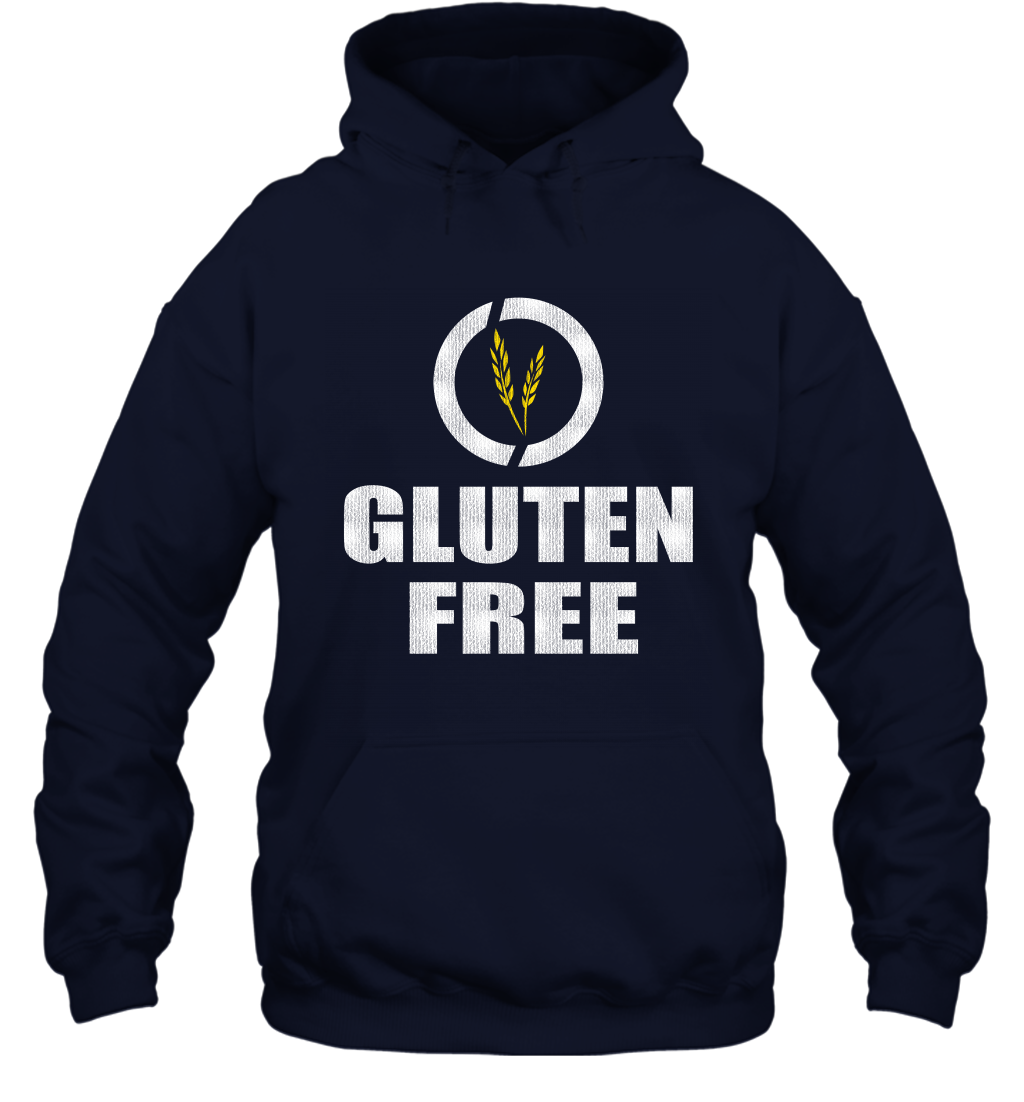 Gluten Free Shirt Hoodie Hoodie Navy