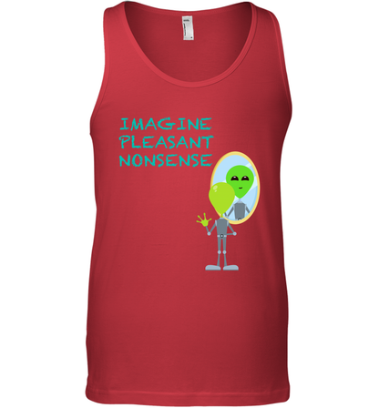 Imagine Plaeasant Nonsense Shirt Tank Top Tank Top Red
