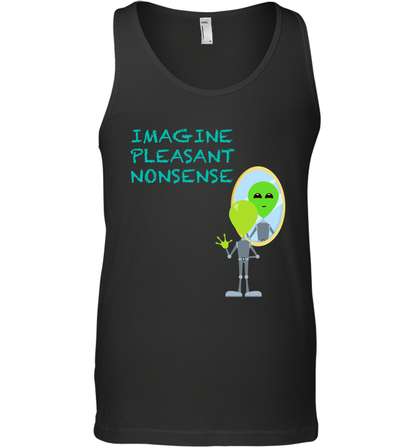 Imagine Plaeasant Nonsense Shirt Tank Top Tank Top Black
