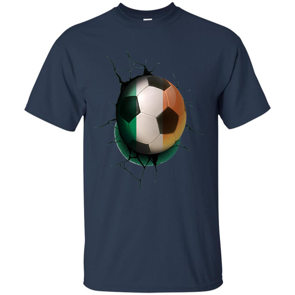 Ireland Football Soccer T-shirt Navy