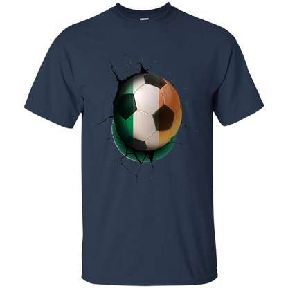 Ireland Football Soccer T-shirt Navy