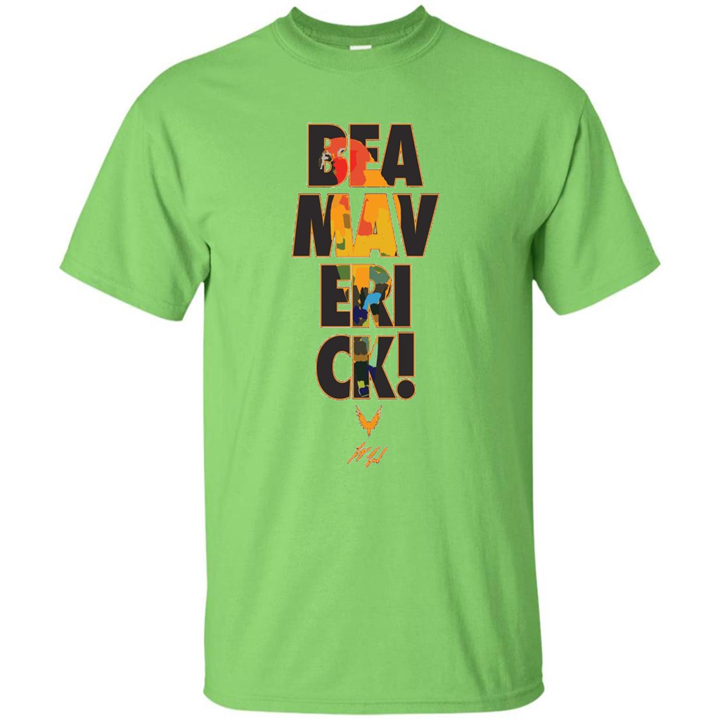 Be A Maverick T-shirt Lime