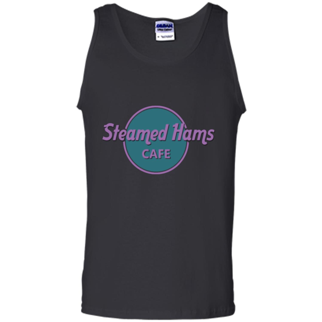 Steamed Hams Cafe T-shirt Black