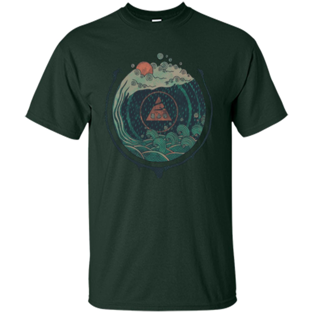 Water T-shirt Forest Green