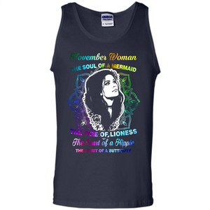 November Woman T-shirt The Heart Of A Hippie