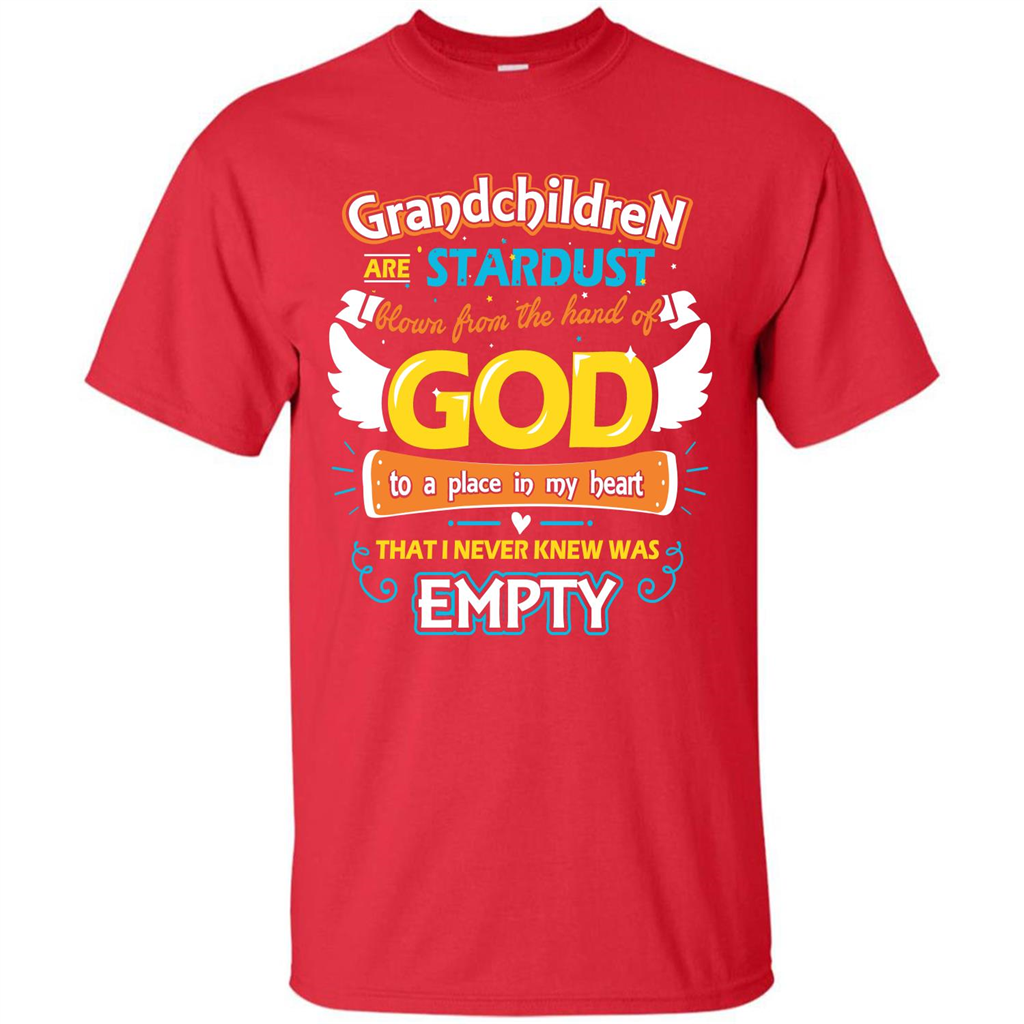 Grandchildren Are Stardust From The Hands Of God T-shirt Red