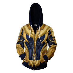 Thanos Zip Up Hoodie