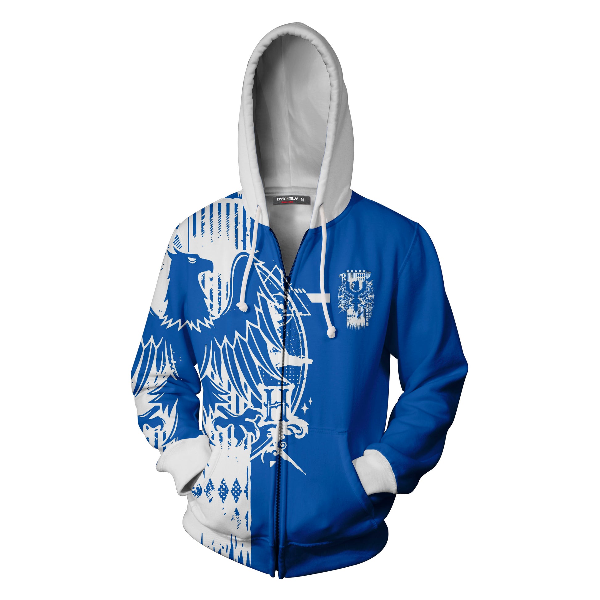 Quidditch Ravenclaw Harry Potter Zip Up Hoodie