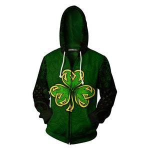 I'm Irish We Don't Do This Keep Calm Thing St.Patrick's Day Zip Up Hoodie