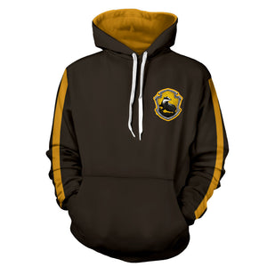 Hufflepuff Quidditch Team Est 1092 Harry Potter 3D Hoodie