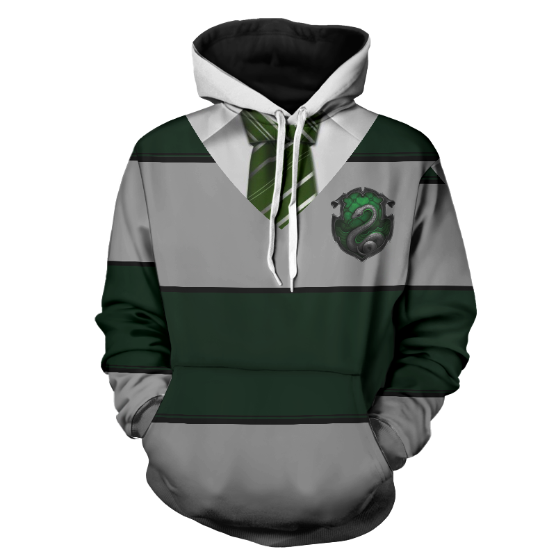 Striped Slytherin Harry Potter New 3D Hoodie
