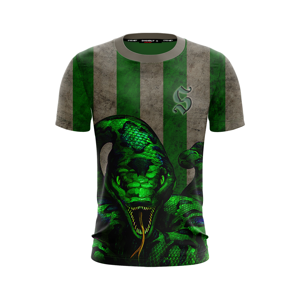 Striped Slytherin Harry Potter Unisex 3D T-shirt