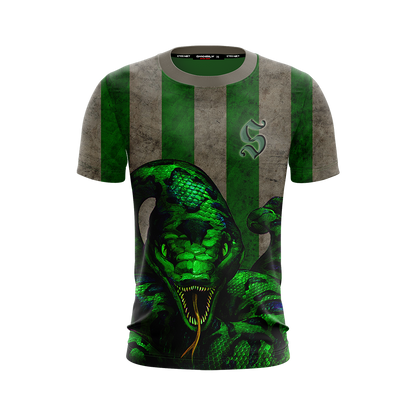 Striped Slytherin Harry Potter Unisex 3D T-shirt