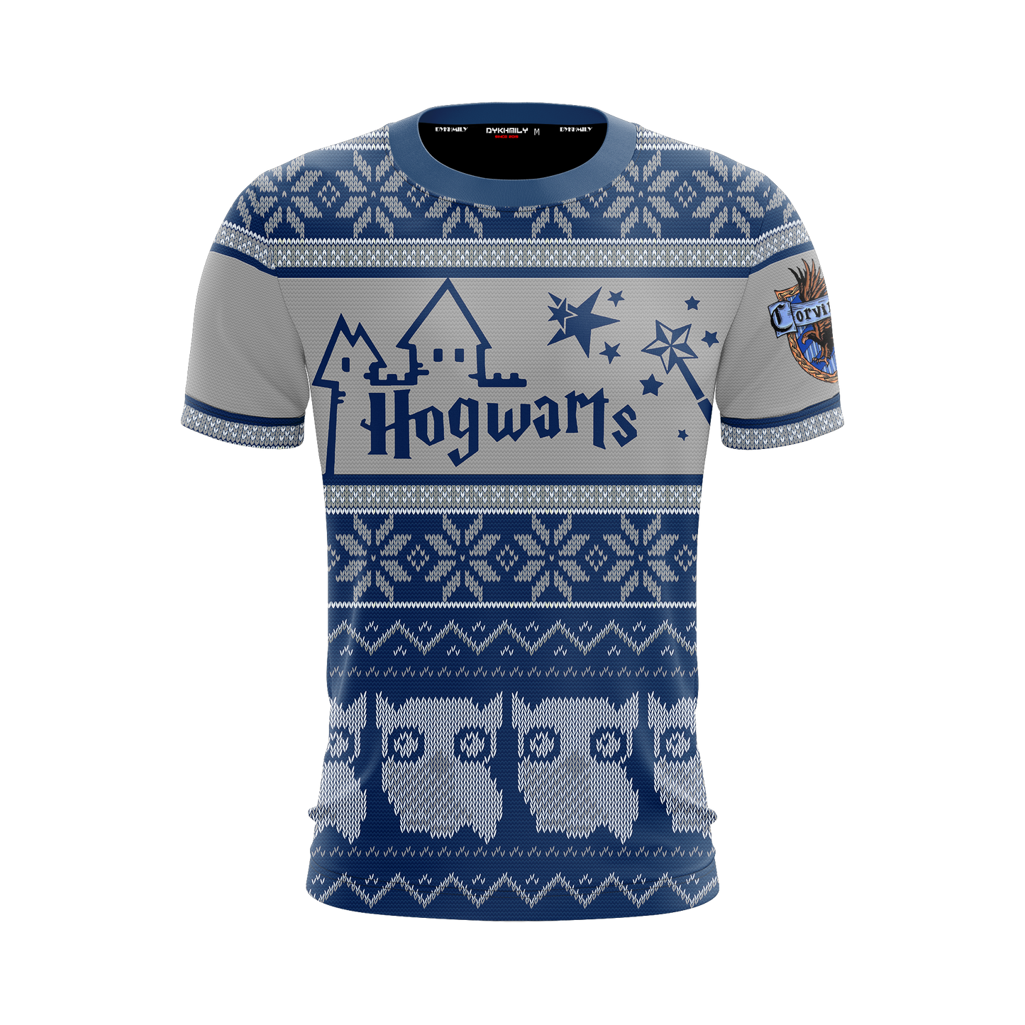 Ravenclaw Harry Potter Ugly Christmas Unisex 3D T-shirt