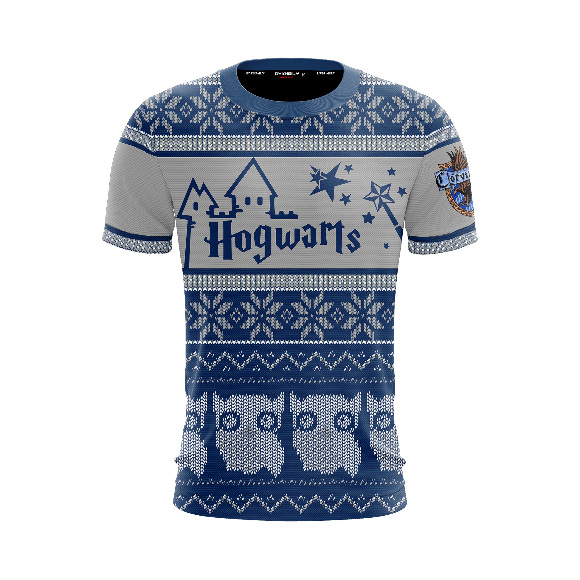 Ravenclaw Harry Potter Ugly Christmas Unisex 3D T-shirt