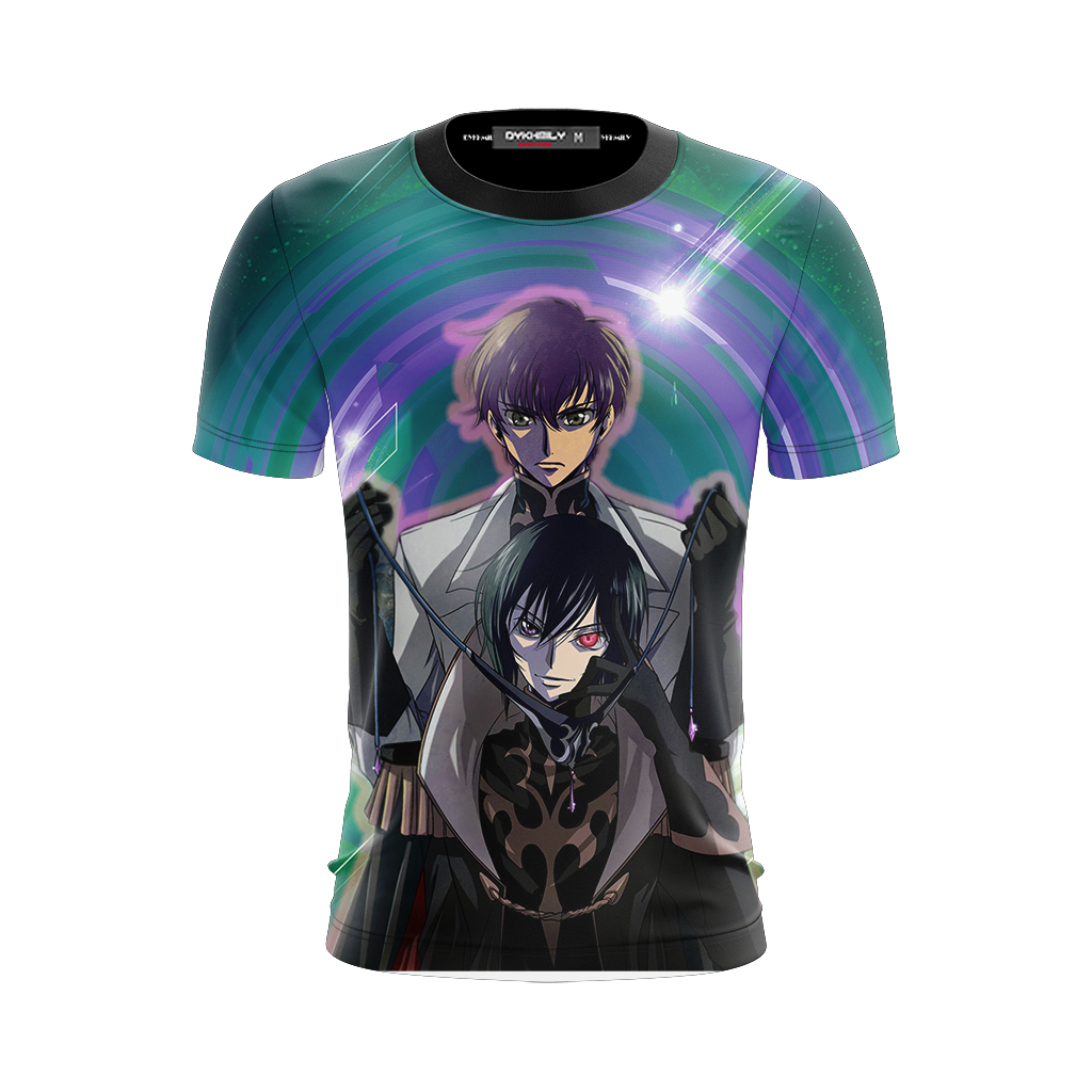 Code Geass Suzaku and Lelouch 3D T-shirt