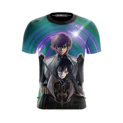Code Geass Suzaku and Lelouch 3D T-shirt