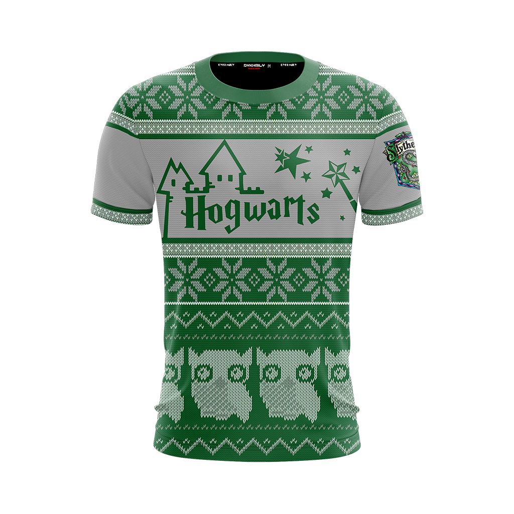 Slytherin Harry Potter Ugly Christmas Unisex 3D T-shirt