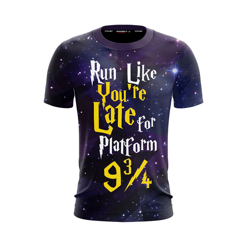 Run Like You're Late For Platform 9 3/4 Harry Potter Unisex 3D T-shirt