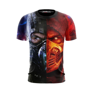 Mortal Kombat Scorpion And Subzero 3D T-shirt