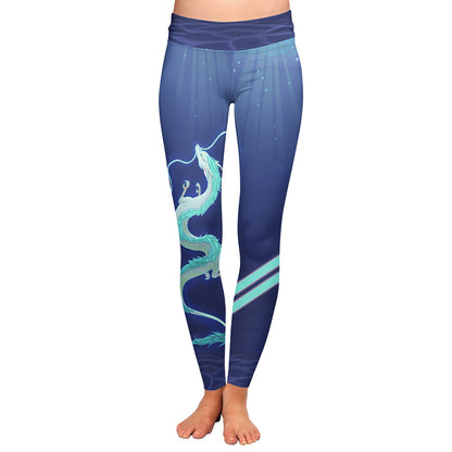 Ghibli Spirited Away Version 2 3D Leggings