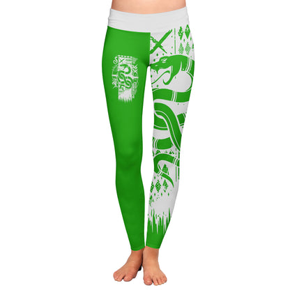 Quidditch Slytherin Harry Potter 3D Leggings