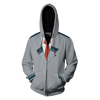 Boku No Hero Academia Uniform Cosplay Zip Up Hoodie Jacket