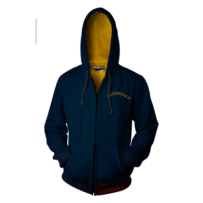 Quidditch Champion Ravenclaw Team Harry Potter Zip Up Hoodie