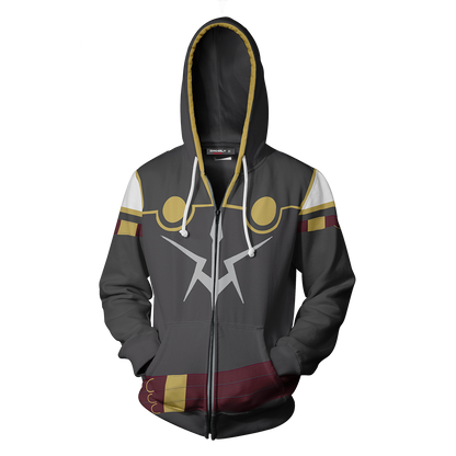 Code Geass C.C Cosplay Zip Up Hoodie Jacket