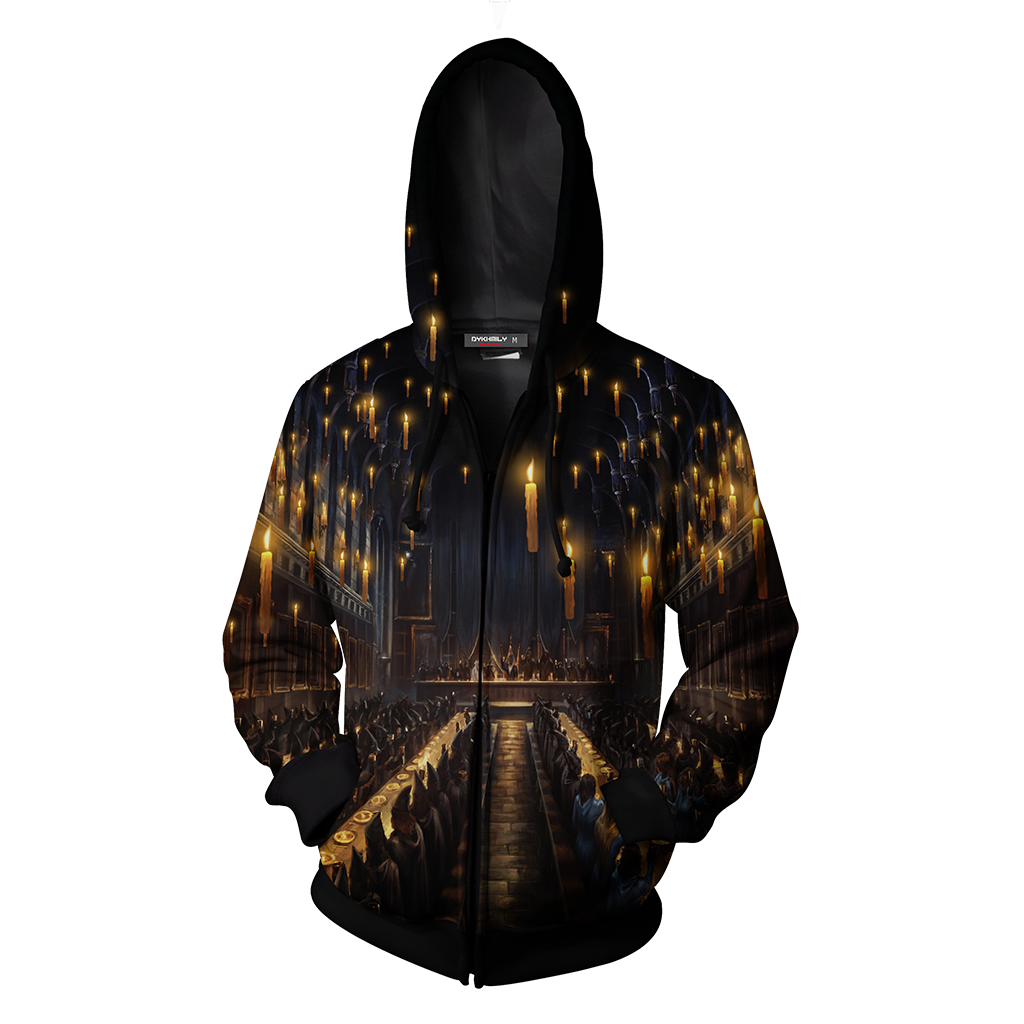 The Great Hall Harry Potter Zip Up Hoodie
