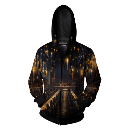 The Great Hall Harry Potter Zip Up Hoodie