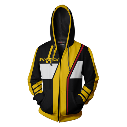 Borderlands Hyperion Zip Up Hoodie T-shirt