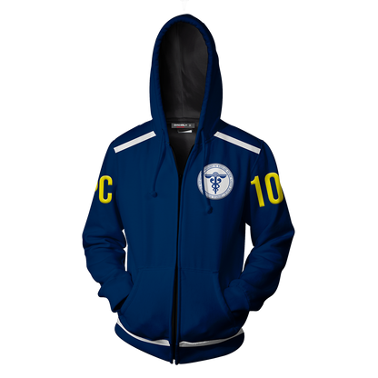 Psycho-Pass Shinya Kogami Cosplay Zip Up Hoodie Jacket