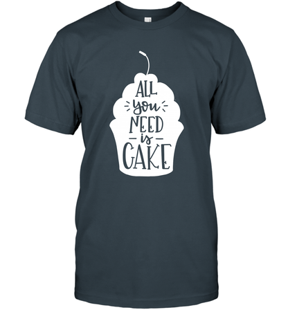 All You Need Is Cake Shirt T-Shirt T-Shirt Charcoal
