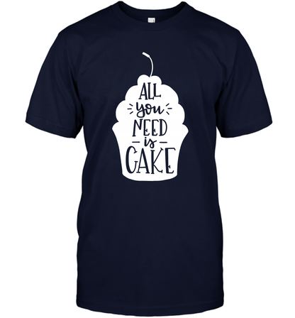 All You Need Is Cake Shirt T-Shirt T-Shirt Navy