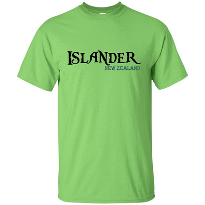 Islander New Zealand T-shirt Lime