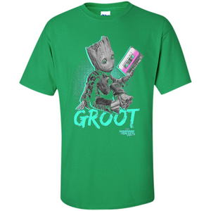 Marvel Groot Guardians of Galaxy 2 Mix Tape Graphic T-Shirt