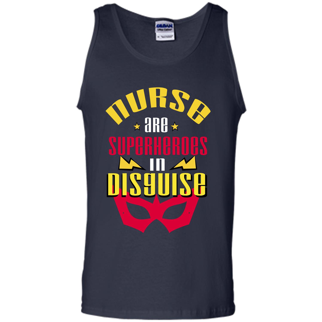 Nurse T-shirt Nurse Are Superheroes In Disguise Navy