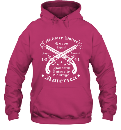 Military Police America Shirt Hoodie Hoodie Heliconia