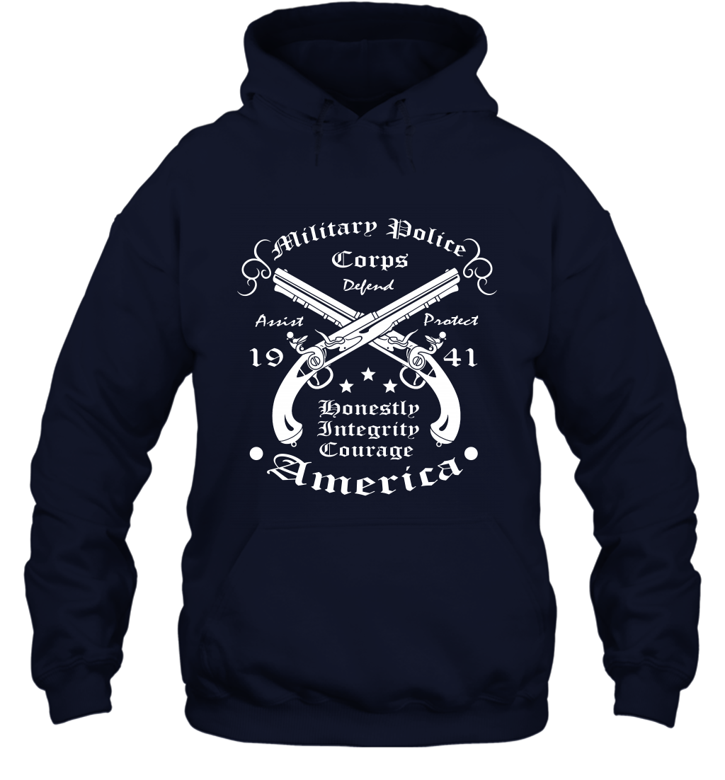 Military Police America Shirt Hoodie Hoodie Navy