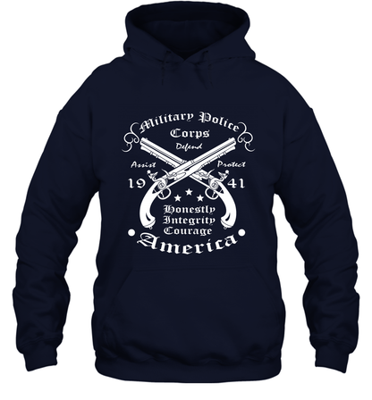 Military Police America Shirt Hoodie Hoodie Navy