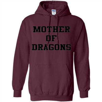 GoT T-shirt Mother Of Dragons T-Shirt Maroon