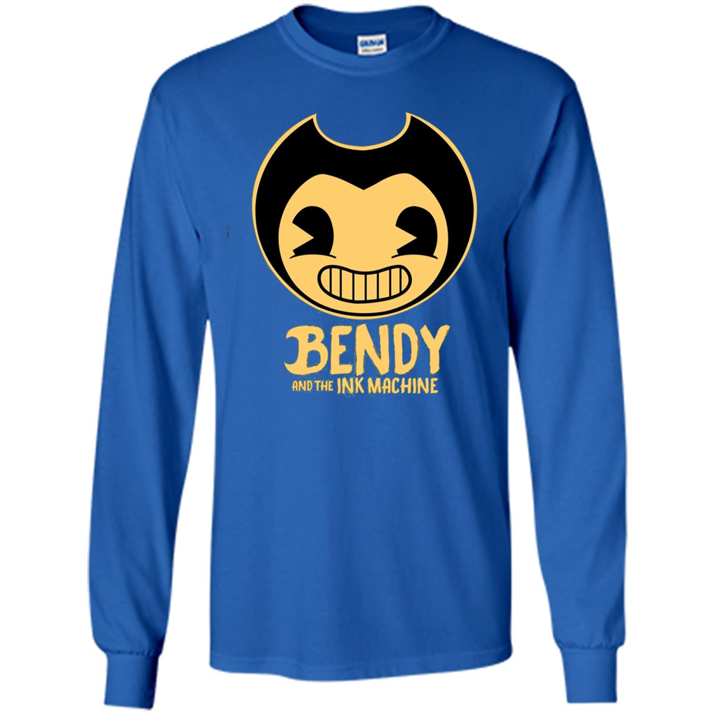 Cartoon Internet Game T-shirt Bendy And The Ink Machine Royal