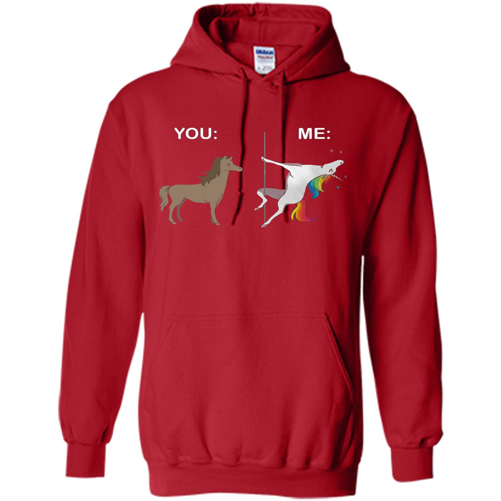 Cute Unicorn You And Me T-shirt Red
