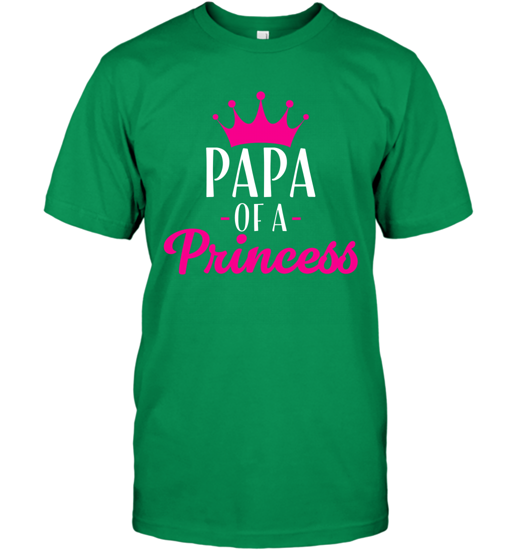 Papa Of A Princess Daddy Father Shirt T-Shirt T-Shirt Irish Green