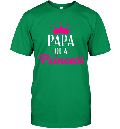 Papa Of A Princess Daddy Father Shirt T-Shirt T-Shirt Irish Green