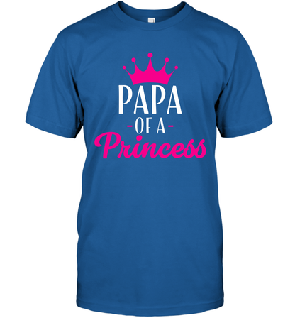 Papa Of A Princess Daddy Father Shirt T-Shirt T-Shirt Royal