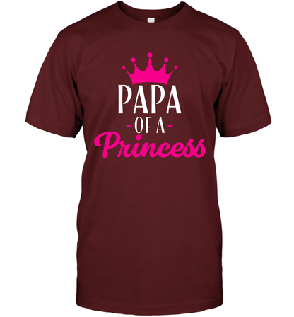 Papa Of A Princess Daddy Father Shirt T-Shirt T-Shirt Cardinal